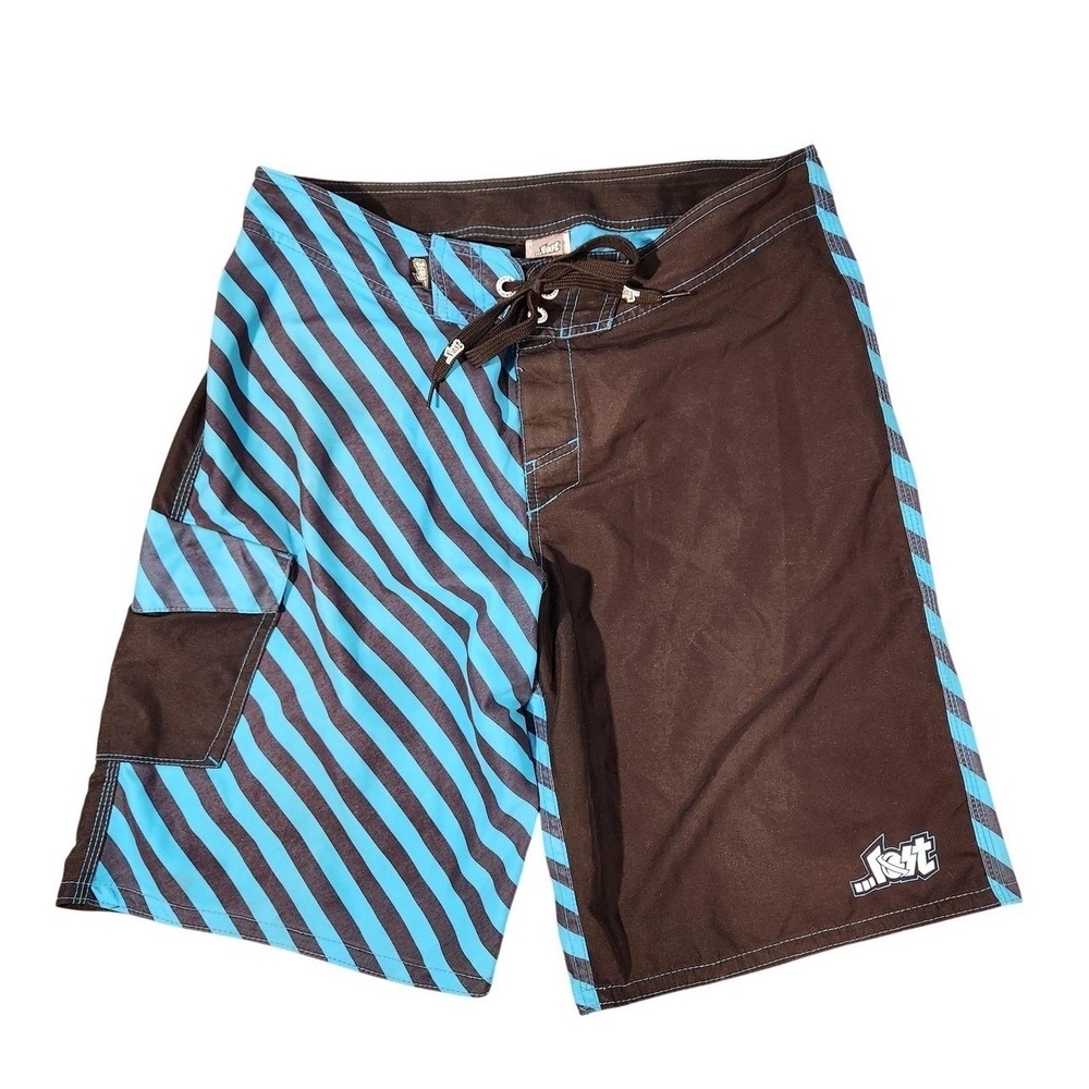 Vintage Y2K 90s Lost Enterprises Board Shorts Mens 32 Surf Skate culture Grail